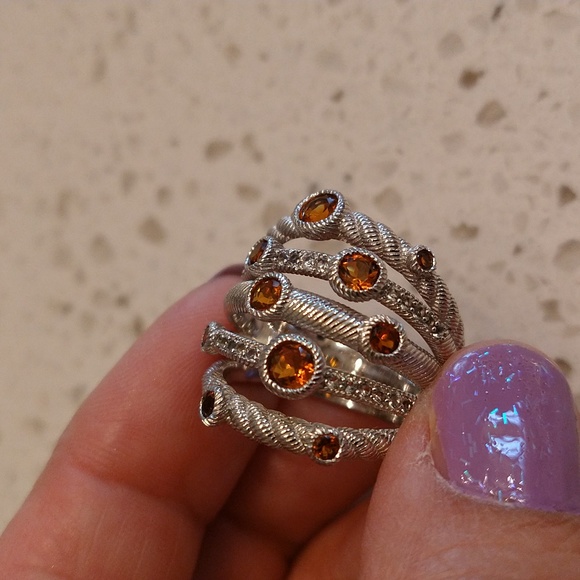 Judith Ripka Sterling Silver Ring - Picture 3 of 8